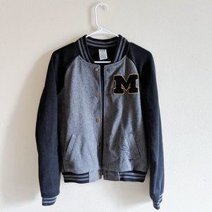VS Pink Michigan Letterman Jacket